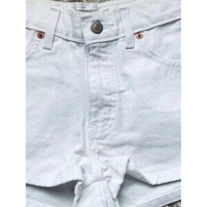 Victoria's Secret London Jeans Women's white denim shorts sz 4 sexy vintage 90's